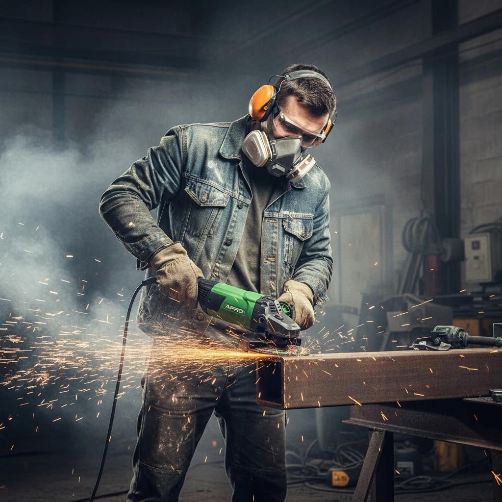 шлифовальная машина угловая 230/3000 РМ (болгарка) APRO – мощный инструмент для профессионалов