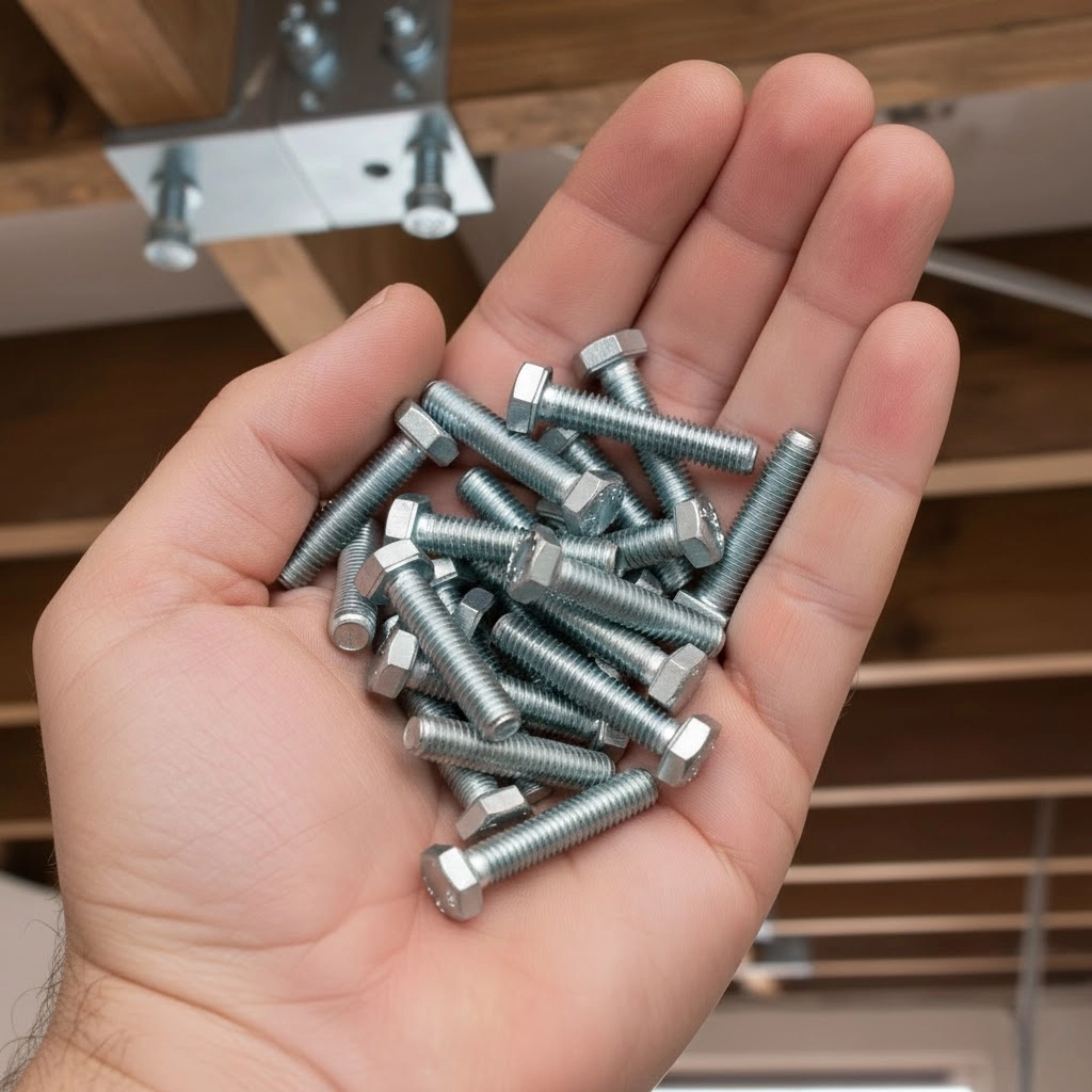 Болт DIN 933 М6x35 цинк білий APRO (пачка 50шт)