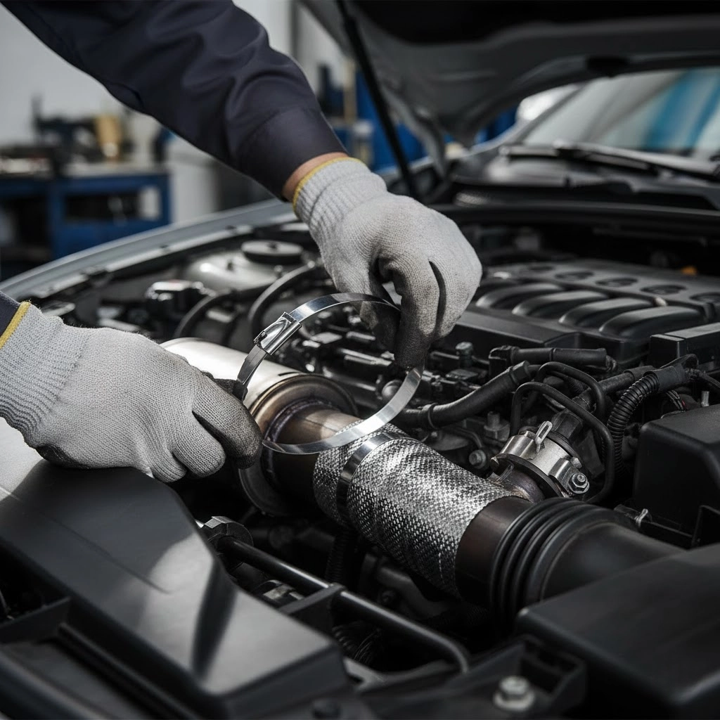 Металлический хомут 7,9x520 APRO из нержавеющей стали AISI 304