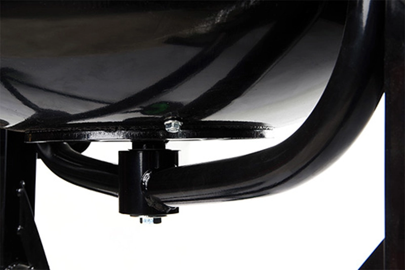 бетонозмішувач складається з багатьох вузлів і деталей