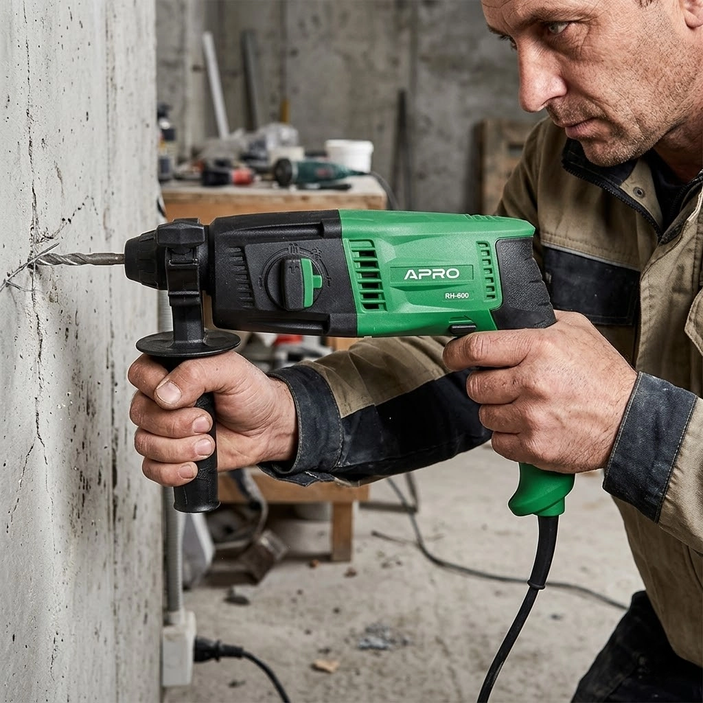 Перфоратор прямой RH-600 mini APRO 600 Вт SDS-plus
