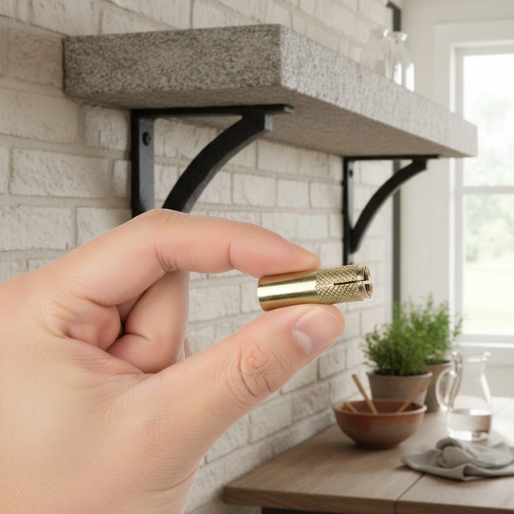 Металевий дюбель М8 10×30 без бортика, жовтий цинк