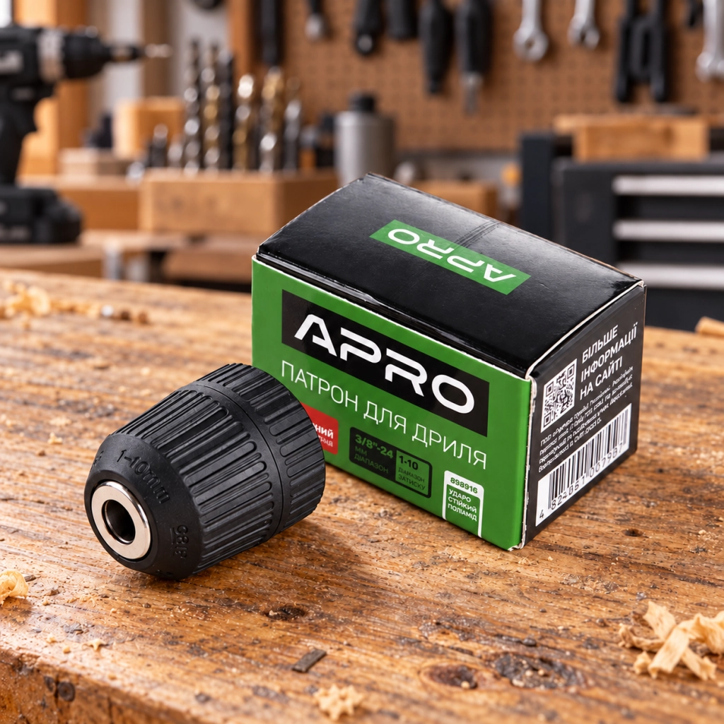 Самозатискний патрон APRO 3/8-24 1-10 мм