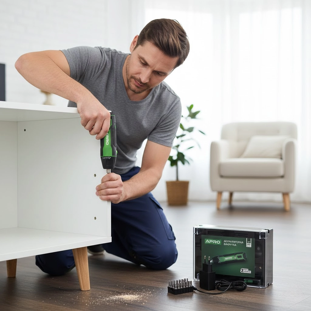 викрутка акумуляторна APRO SD-1 – компактний і надійний інструмент