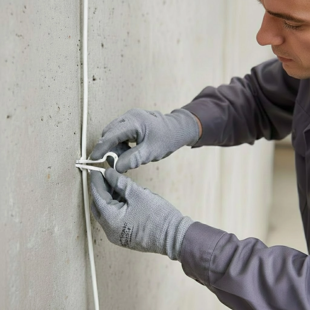 Дюбель-ялинка 10x5 для плоских дротів білий APRO