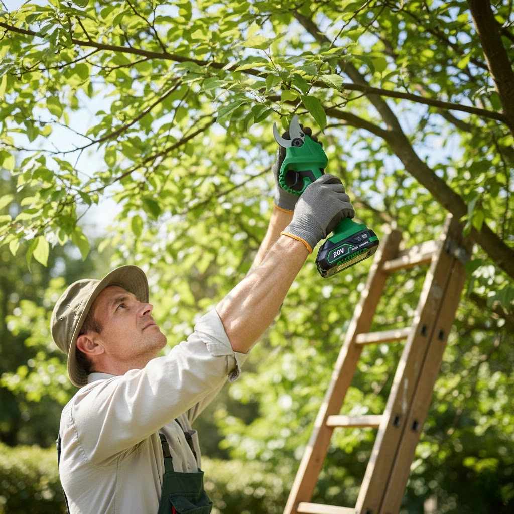 секатор акумуляторний APRO CPS 20 – ефективний інструмент догляду за рослинами