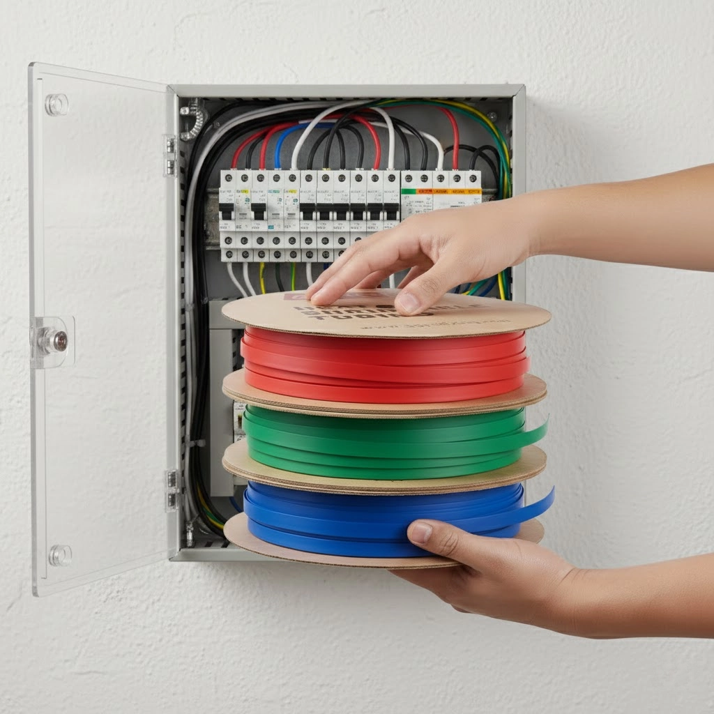 Термозбіжна трубка 1,5 мм червона APRO бухта 200 м