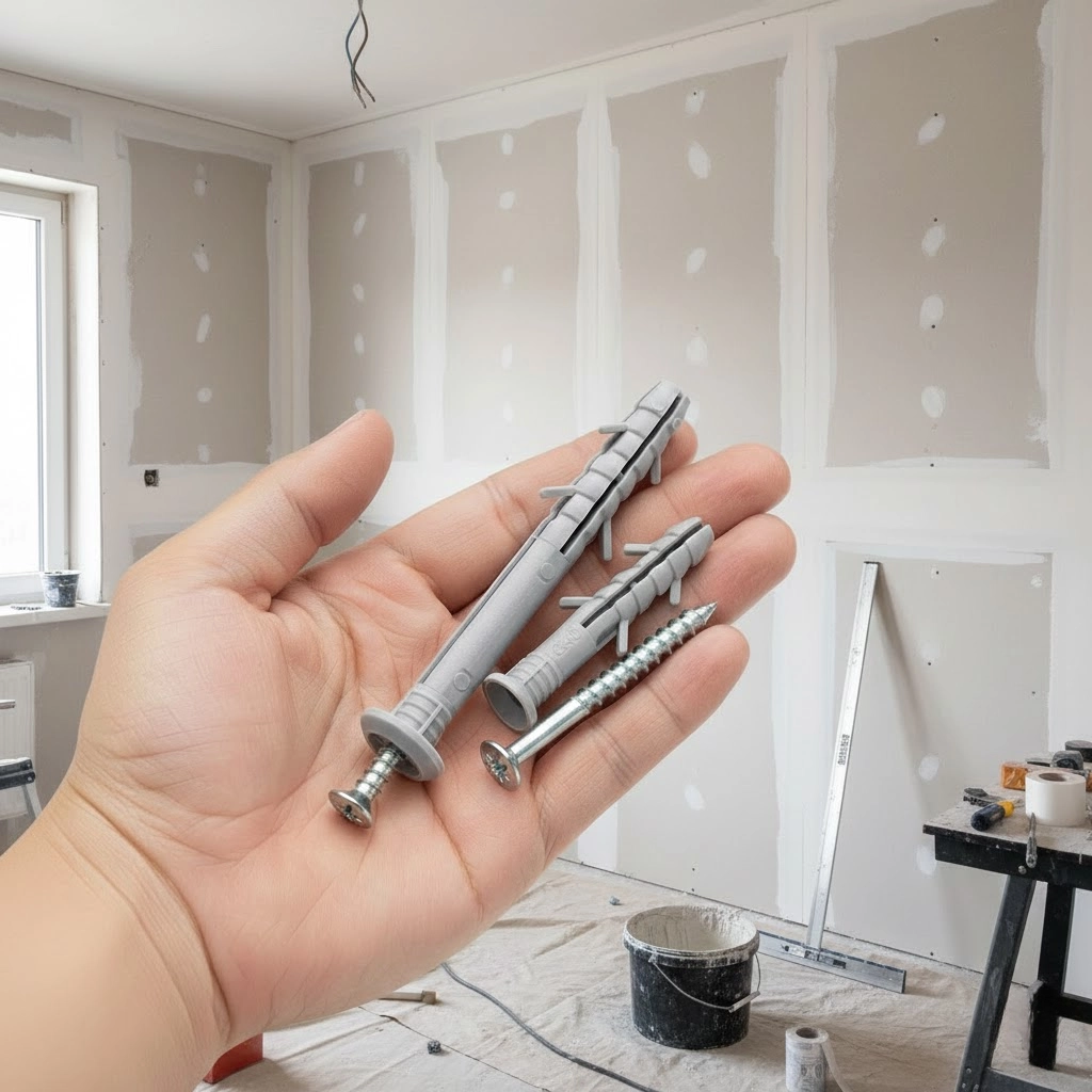 Дюбель-цвях 8×100 з потайною головкою, білий цинк