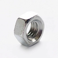 Гайка шестигранна м²0 DIN 934 кл. міц. 6 цинк білий (пач 5шт) APRO