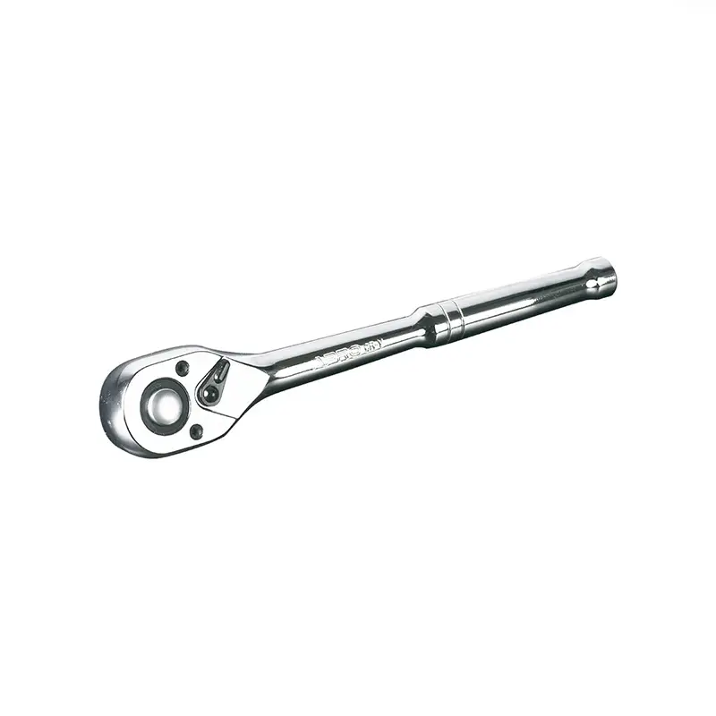 Ключ-трещотка с металлической ручкой CrV 1/4 (72T) APRO