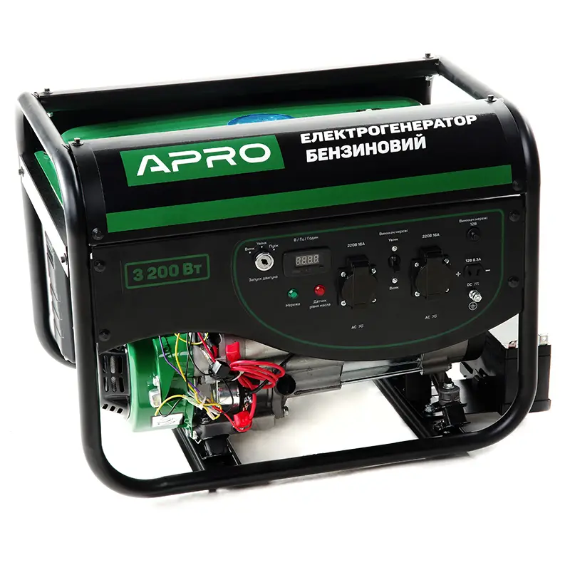 Генератор бензиновый 4-х тактный 3.0/3.2 кВт (электро запуск) APRO